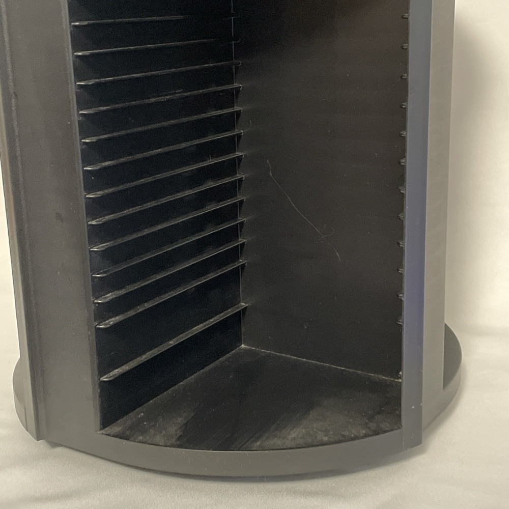 LASERLINE 80 CD Storage Holder Rotating Spinning Tower Carousel Rack - Picture 4 of 13
